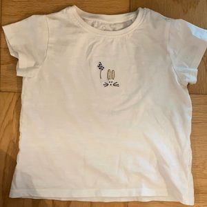 British embroidered bunny t shirt